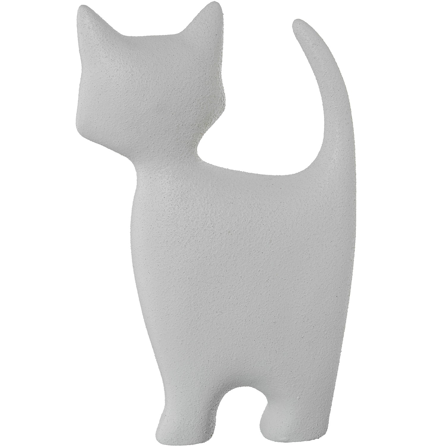 Фигура из керамики Белый кот большой