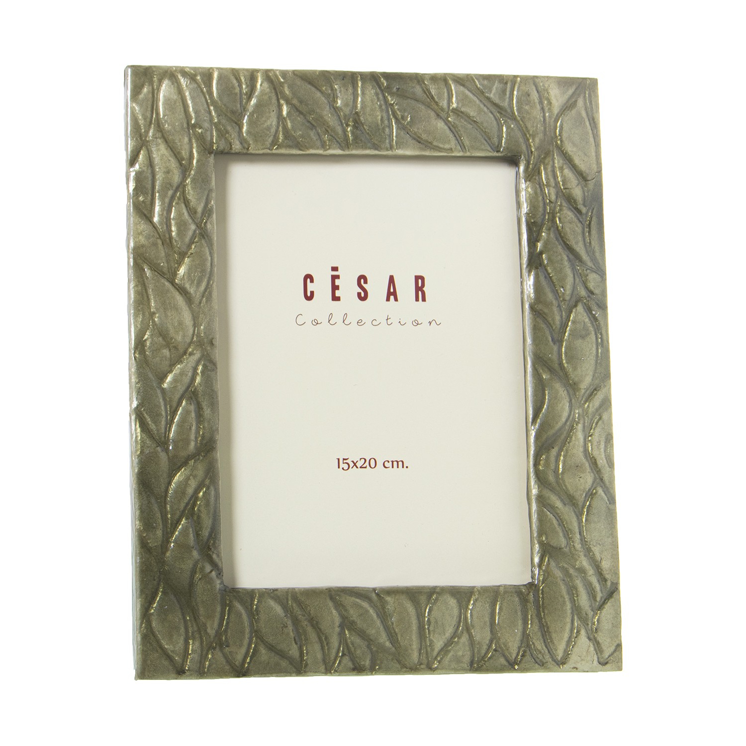 Фоторамка серая Листики