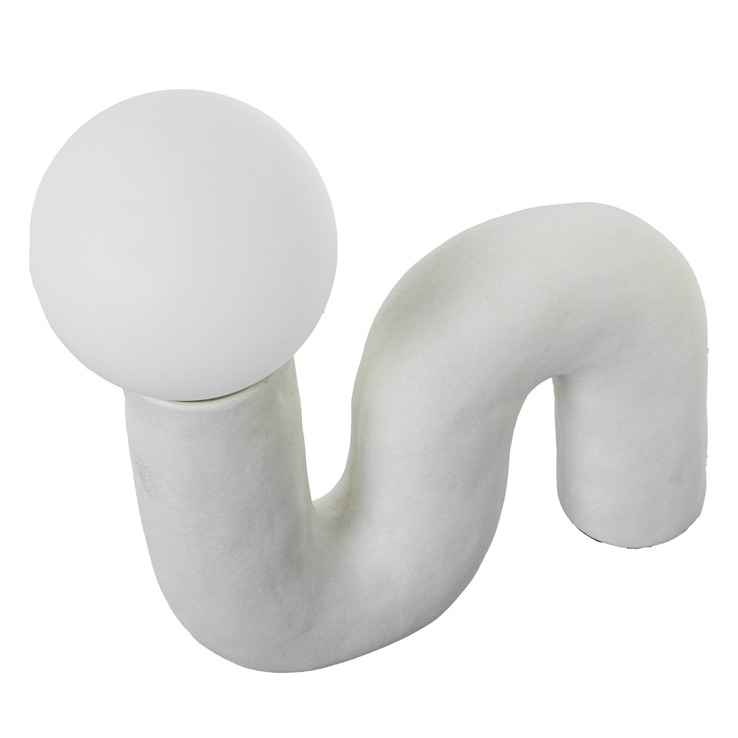 Светильник настольный белый Абстракция