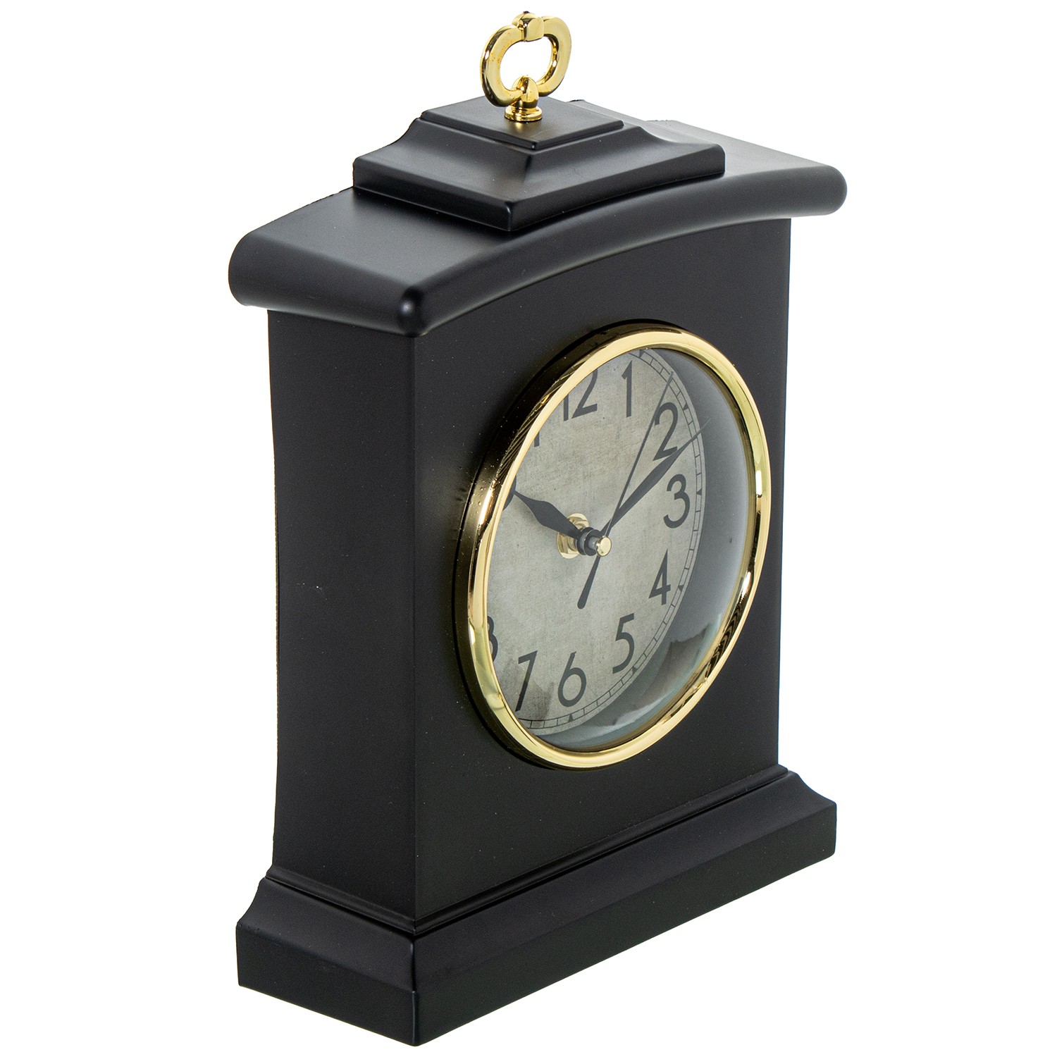 Часы настольные черные с золотом Часы настольные черные с золотом