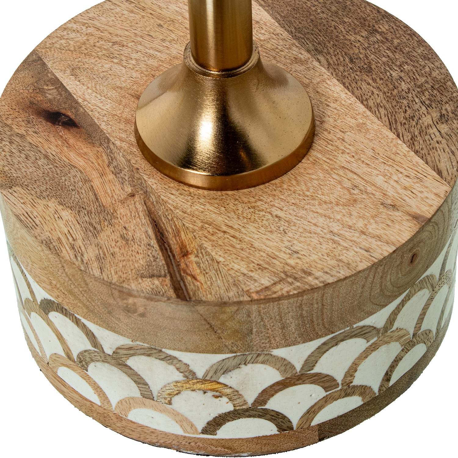 Столик журнальный с деревянной столешницей