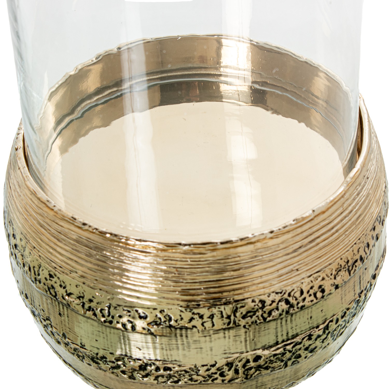 Подсвечник из стекла на одну свечу