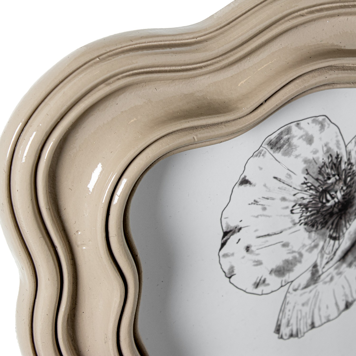 Фоторамка бежевая