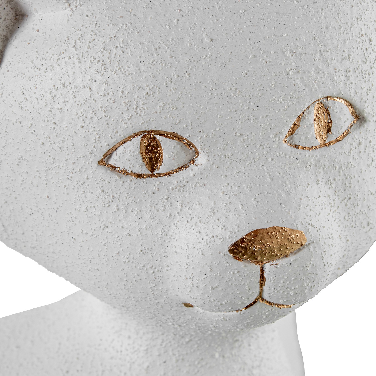 Фигура из керамики Белый кот большой