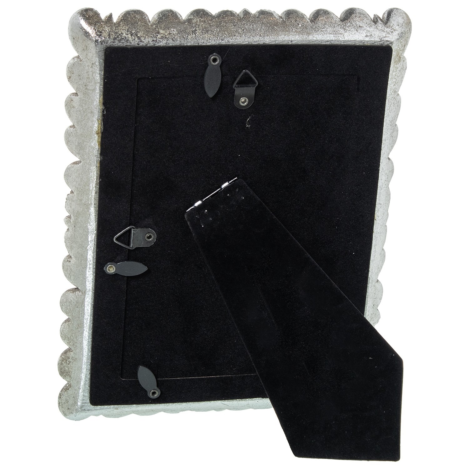 Фоторамка серебристая средняя