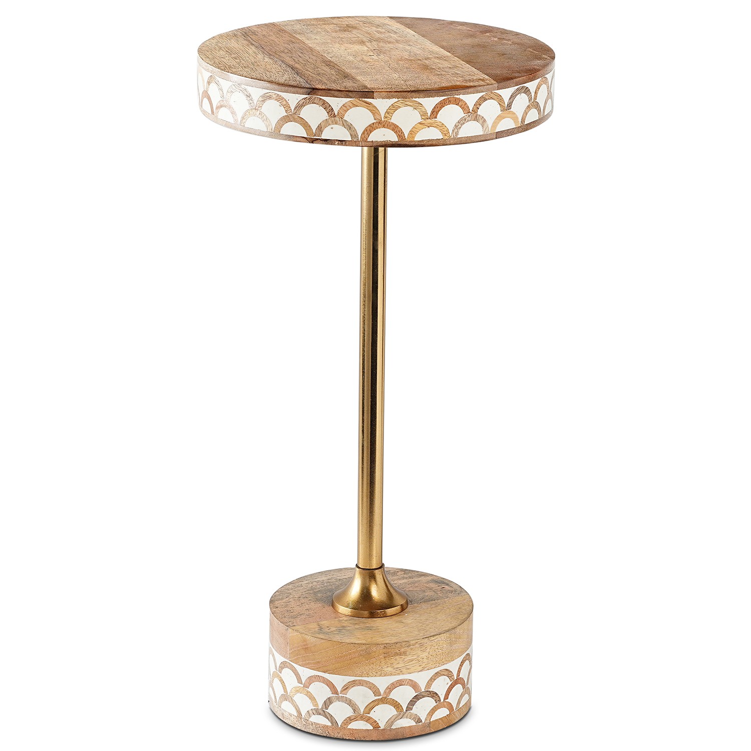 Столик журнальный с деревянной столешницей