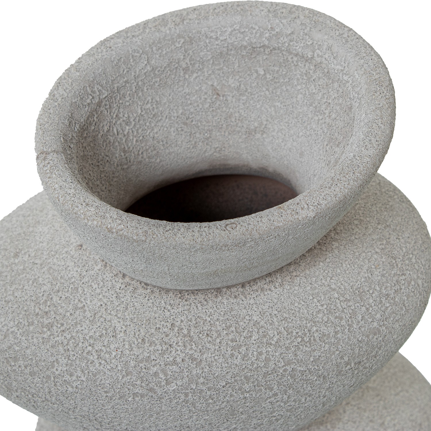 Ваза из керамики белая Силуэт