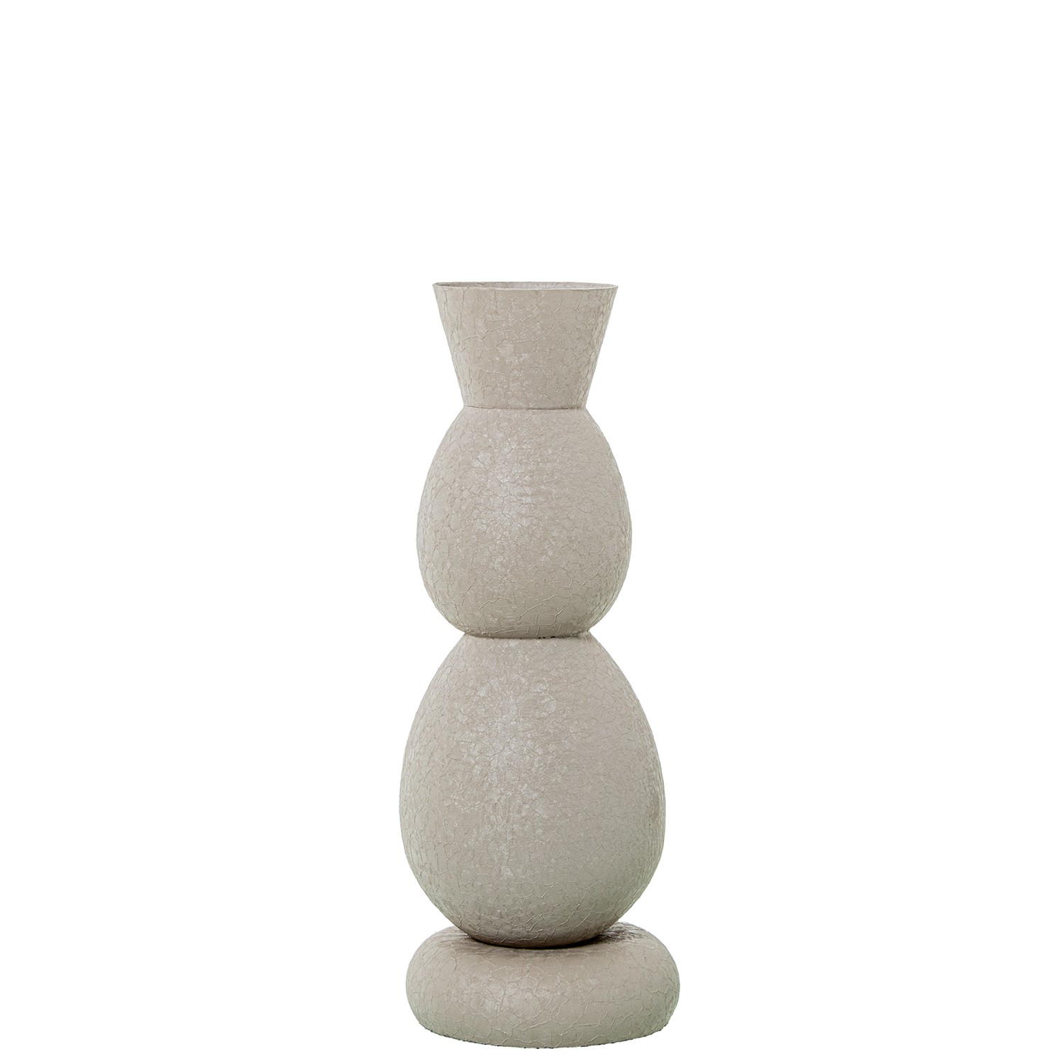 Ваза дизайнерская из металла с покрытием