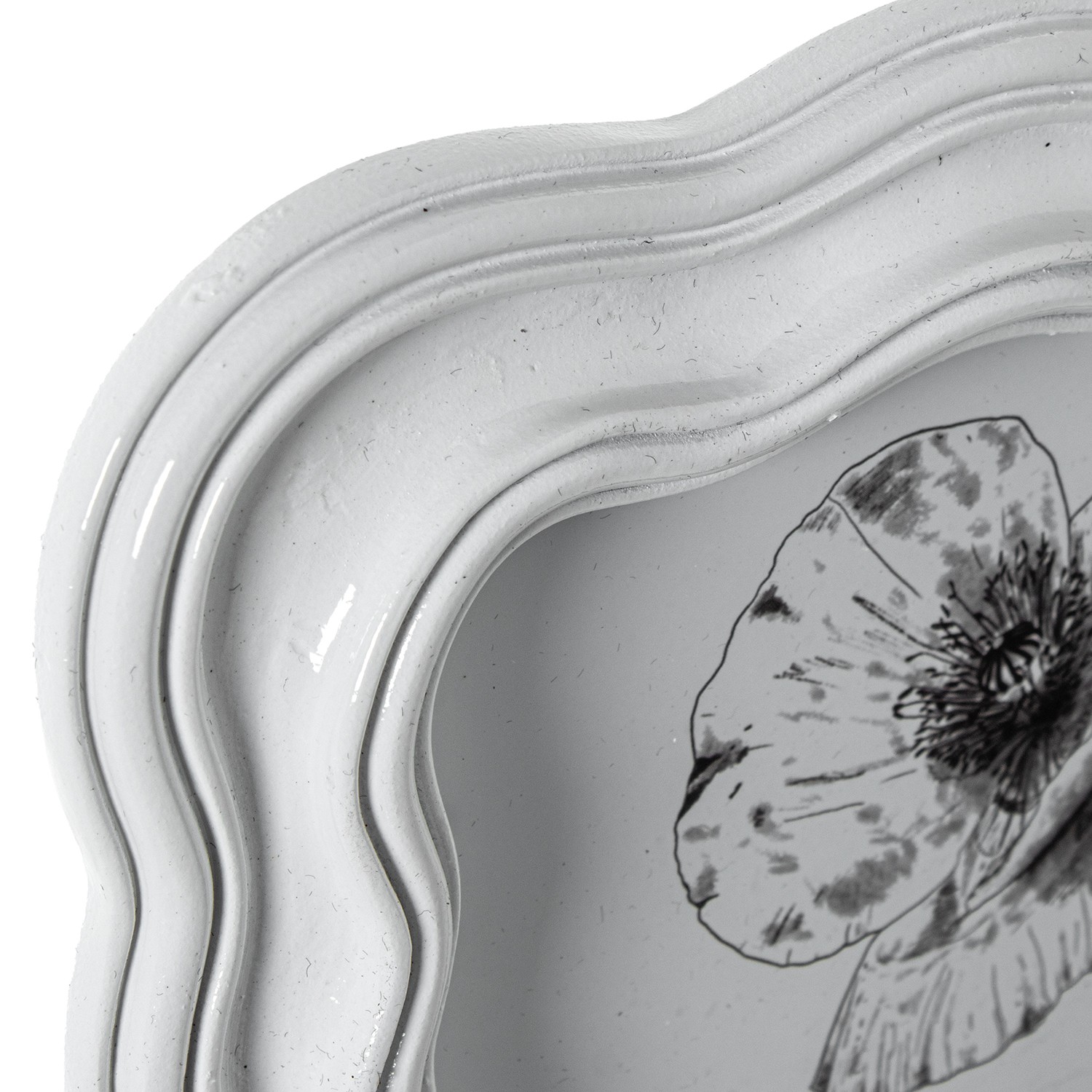 Фоторамка белая Волна