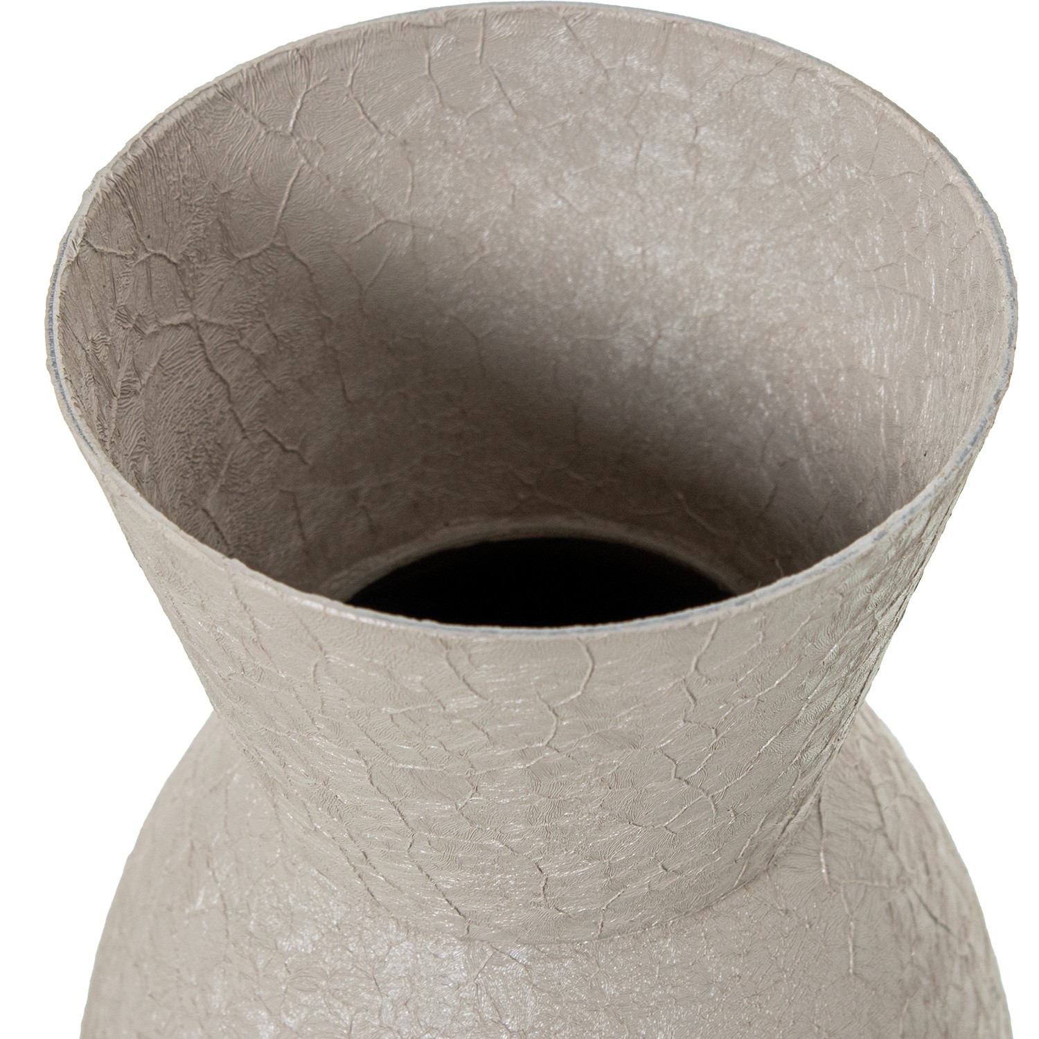 Ваза дизайнерская из металла с покрытием