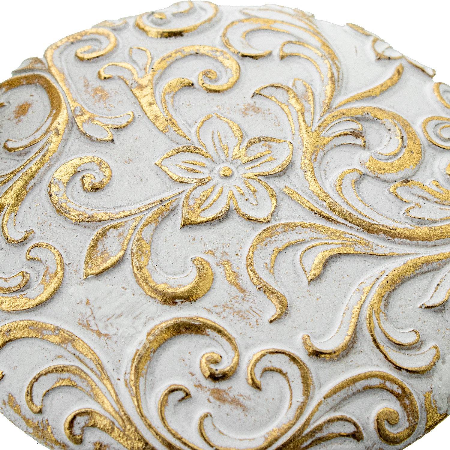 Шкатулка белая Флора