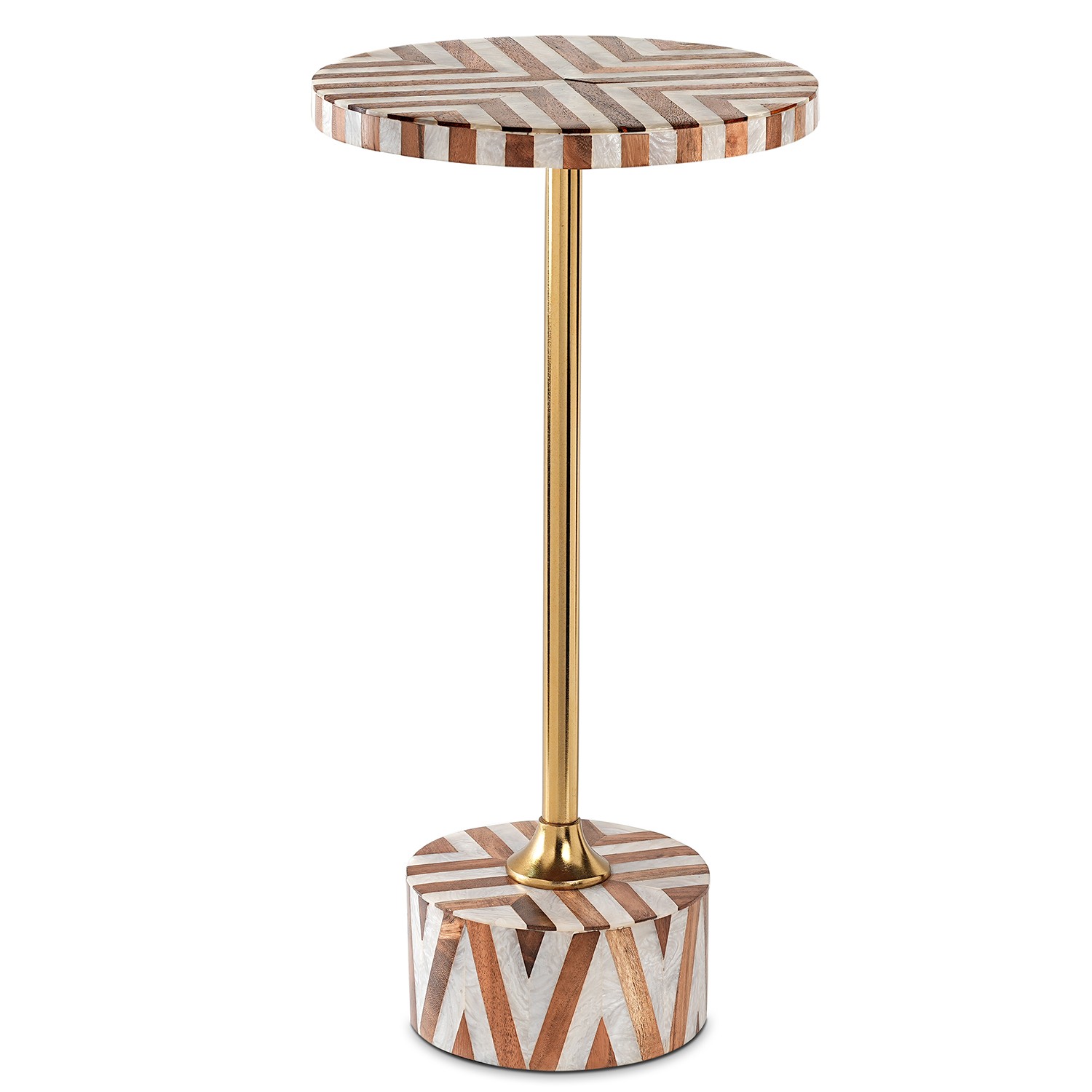 Столик журнальный с декором на столешнице 