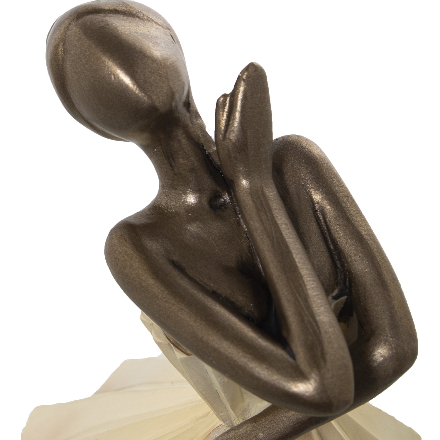 Статуэтка Балерина крем-золото