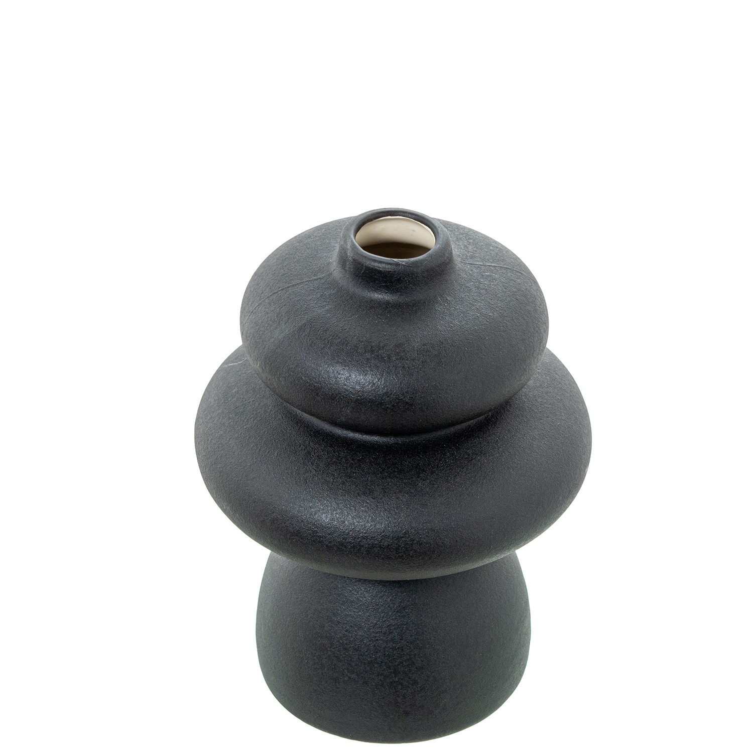 Ваза дизайнерская черная малая