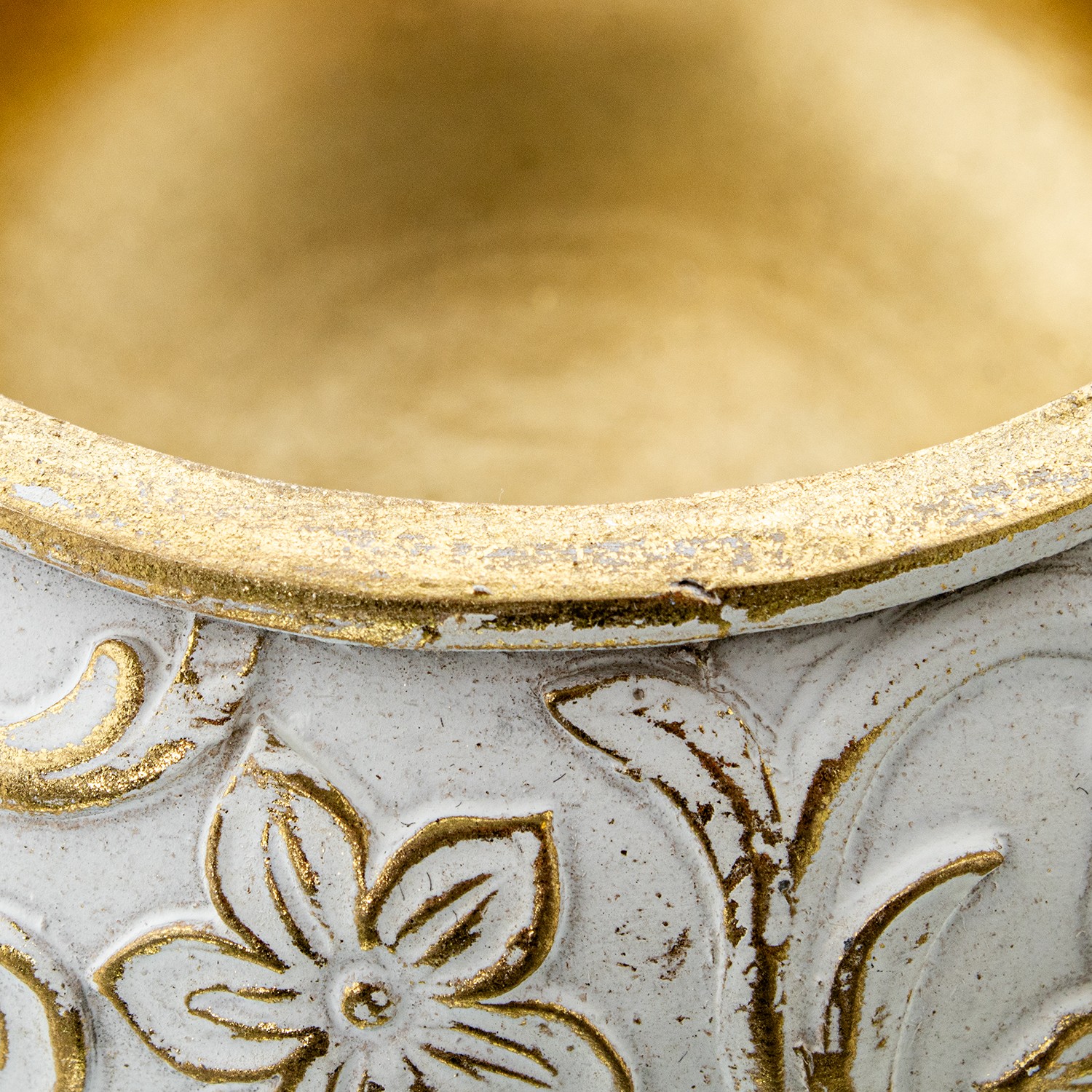 Шкатулка белая Флора