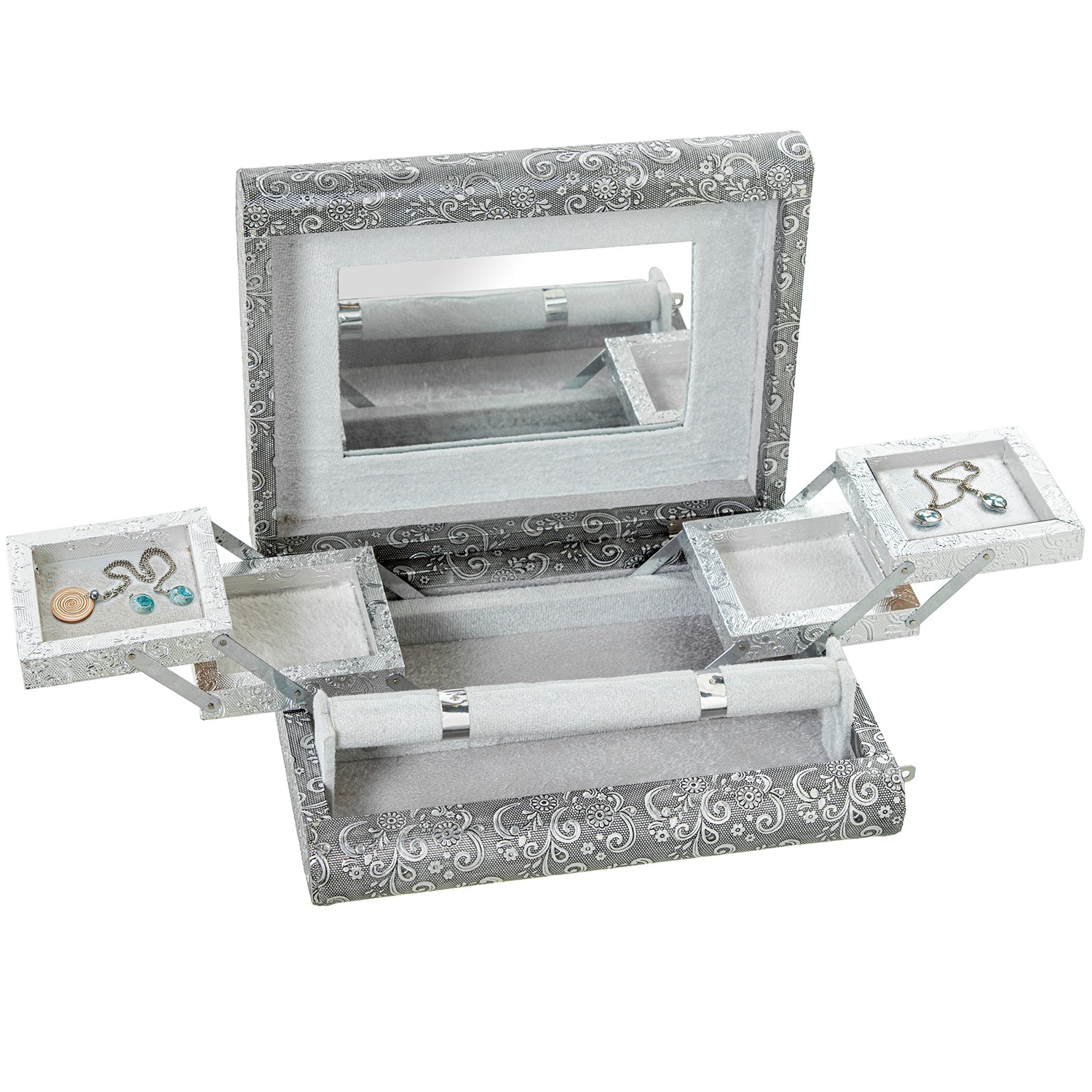 Шкатулка для украшений с зеркалом