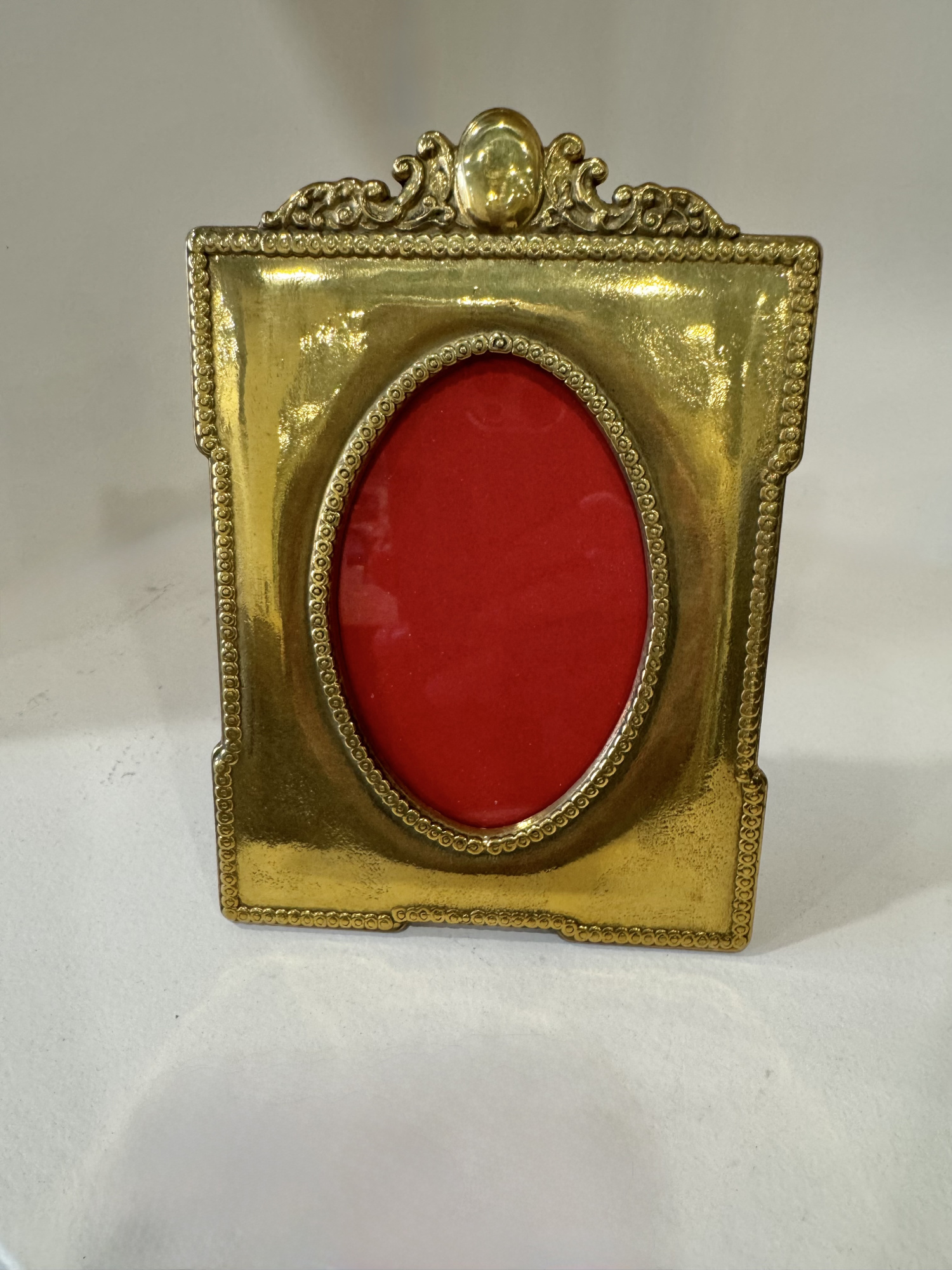 Фоторамка латунная